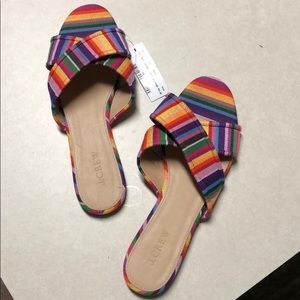 JCrew criss cross sandals